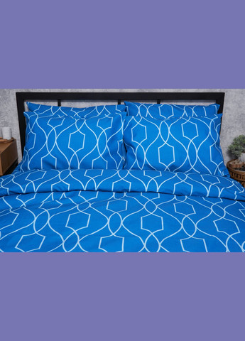 Комплект постельного белья Микросатин Premium «» евро 200х220 наволочки 4х70х70 (MS-820005159) Moon&Star Ocean Breeze (293148271)