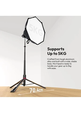 Стійка для світла складна 2M Heavy Duty Foldable Light Stand(48-200cm) Black (T083) Ulanzi AT-05 (398319764)