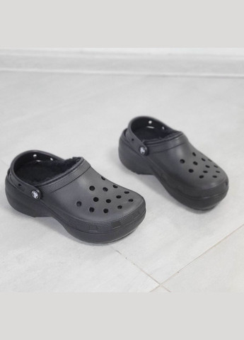 Крокс с Мехом Классик Платформа Женские Classic Platform Clog Crocs Lined (315799558)
