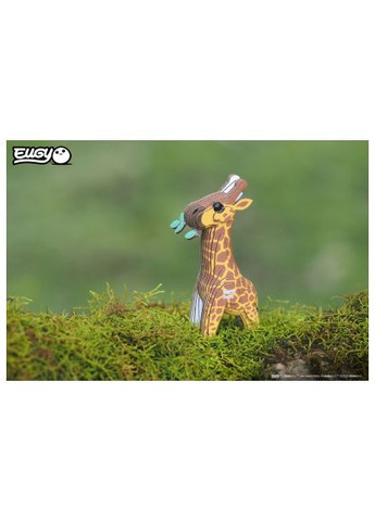 Пазл (XEG-009) Eugy 3D Зоопарк Жираф (366065974)