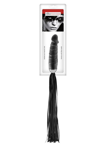 Флогер з ручкою-дилдо Whip with Dildo Handle Fetish Tentation (371390797)