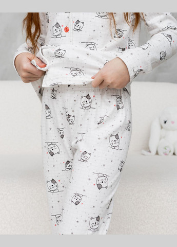 Белая пижама на девочку Nicoletta