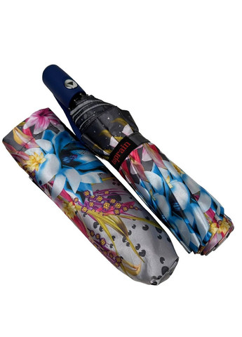 Серый женский зонт полуавтоматический d=97 см Toprain (288048938)