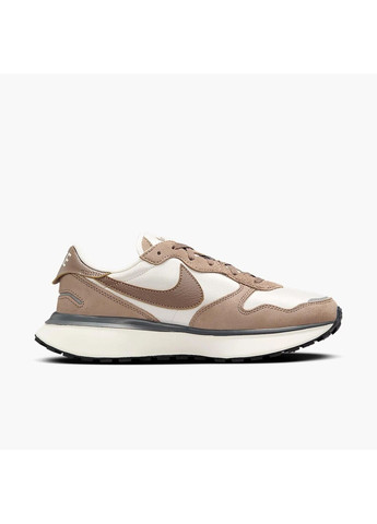 Кроссовки женские Phoenix Waffle White/Brown Nike белые (364836933)