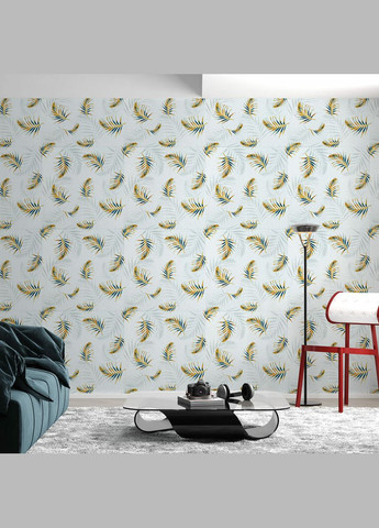 Панель стінова 3D 700х700х4мм папороть на білому фоні (D) SW-00001981 Sticker Wall (316101065)