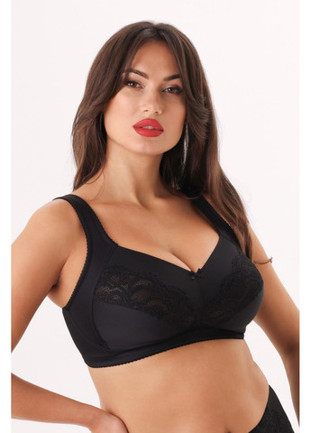 Чорний бюстгальтер безкаркасний з м’якими чашками ksenya Kalyna поліамід