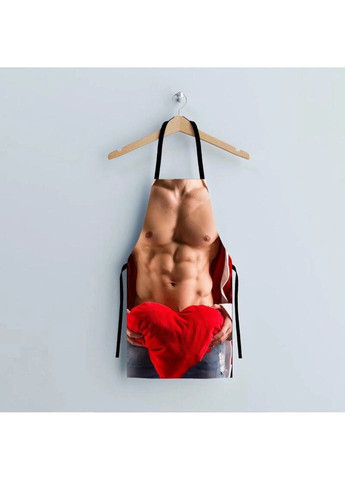 Фартук 3D новогодний Новогоднее сердце 4186 17583 80х60х24 см FlexDress (324267801)