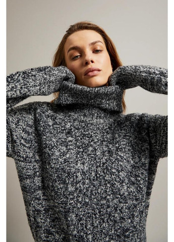 Чорний зимовий светр Moodo