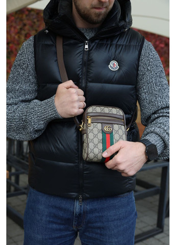 Сумка мужская Ophidia GG Supreme Crossbody Bag Beige No Brand (366213571)