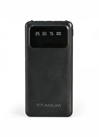 Повербанк 10000mAh OL21 Black з ліхтариком (TPB-OL21-B) Titanum (282313102)