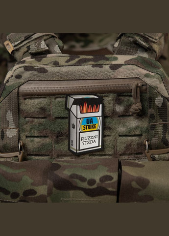 Нашивка UA STRIKE Black M-TAC (315047246)