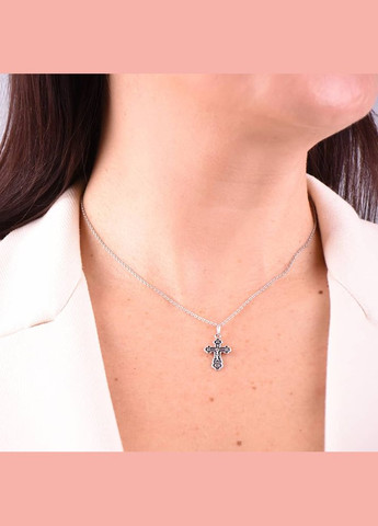 Срібний хрест з молитвою (5105) IRIJ (331870980)