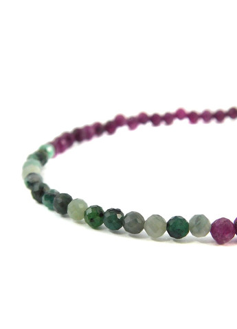 Эксклюзивный браслет Рубин, Изумруд, серебро 15 Fursa fashion (322767048)