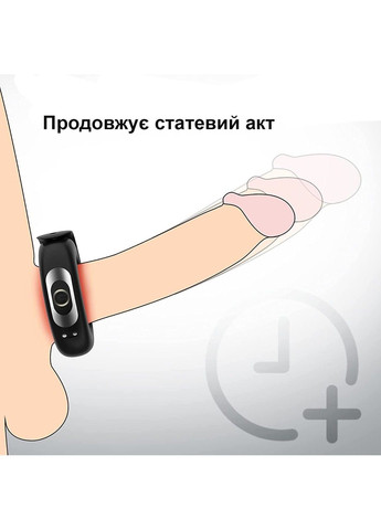 Ерекційне кільце з вібрацією (10 режимів, USB) We Love (284279304)