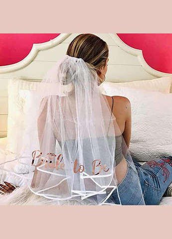 Набір на дівич-вечір для нареченої Bride to be One Size білий+рожевий (12-221) No Brand (324120067)