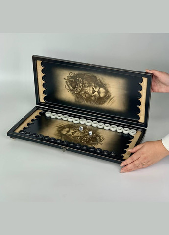 Оригінальні дерев'яні нарди, 50×23 см, 193001 Кавун Нарди (335212018)