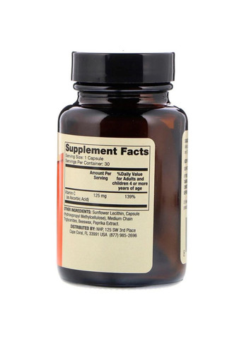 Вітамін C для дітей в ліпосомах, Liposomal Vitamin C for Kids,, 30 капсул Dr. Mercola (326055467)