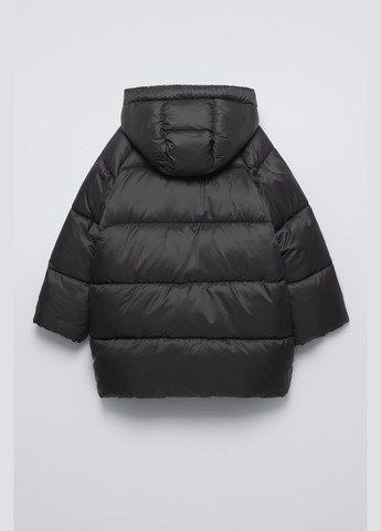 Чорна зимня зимова куртка на дівчинку чорна 0562736807 Zara