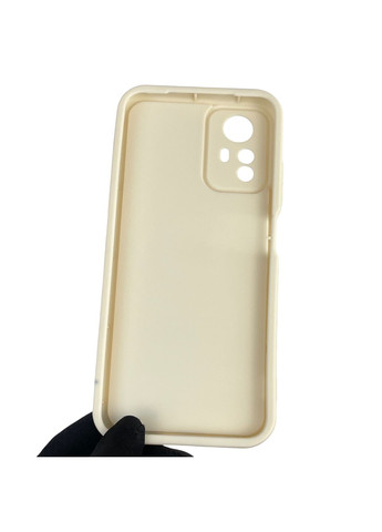 Чехол силиконовый Soft Touch для Redmi Note 12s 4G молочный (Полная защита камеры) Xiaomi (366390588)