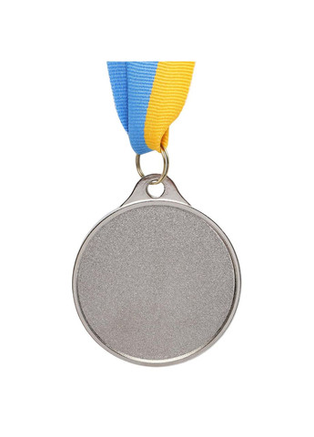 Медаль спортивная с лентой UKRAINE с украинской символикой ø6,5см C-9293 (металл, ø6,5см, 35g SP-Sport (361439958)