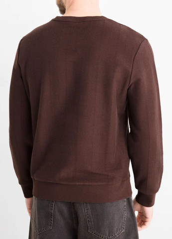 Темно-коричневый свитшот C&A однотонный (364825746)