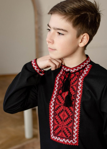 Чорна сорочка Vyshyvanka візерунок українська символіка (331022714)