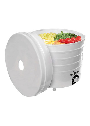 Сушіння сушарка електросушіння овочів та фруктів SeaBreaze SB-0302 4 секції 520Вт, 11л з регулюванням потужності Sea Breeze (365670341)