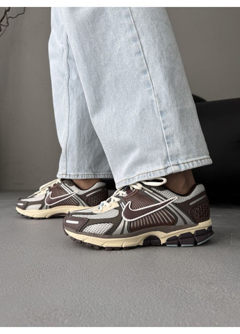 Кросівки жіночі і чоловічі Nike Zoom Vomero 5 Brown White | Найк Зум Вомеро 5 коричневі No Brand коричневі демісезони (370850652)