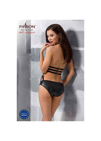 Чорний демісезонний боді монокіні під латекс exclusive lamis body s/m, black Passion