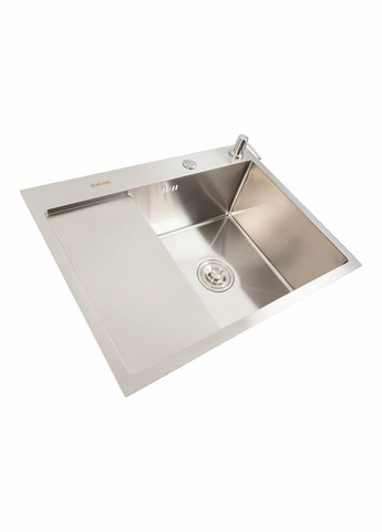 Кухонна мийка CM 65*50 R нержавійка Handmade (круглий сифон 3.0/0.8) Valeso (336932483)