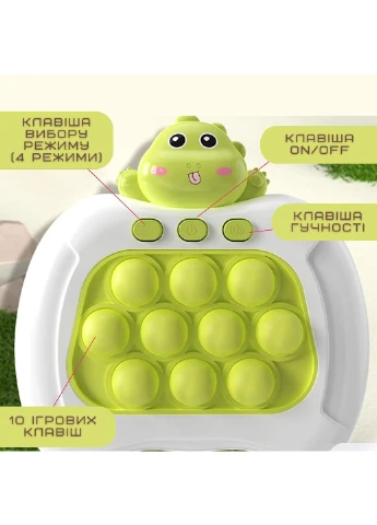 Електронний Поп Іт Про антистрес з підсвічуванням 4 режими розвиваюча іграшка для дітей та дорослих SV Toys (370603451)