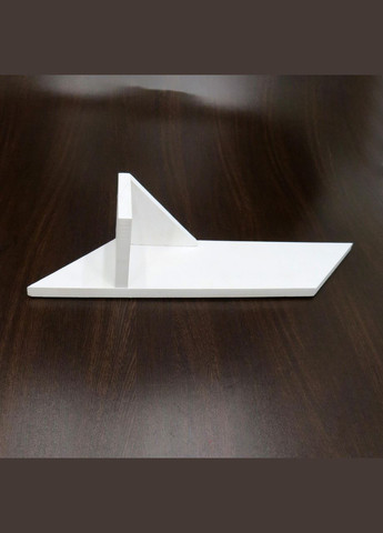 Настінна полиця з дерева Емпайр права зефір (НСП-100120) No Brand (328081759)