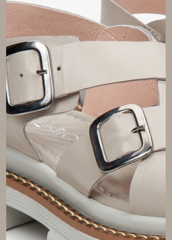 сандалии, цвет серый Estro