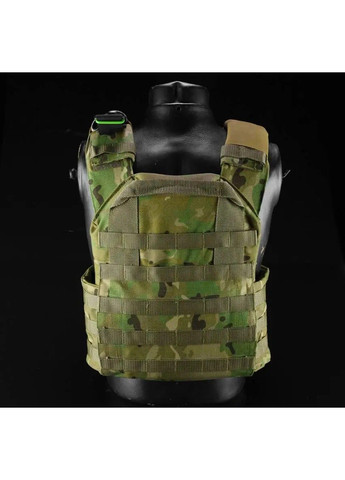 Тактична плитоноска жилет із швидким скиданням Cordura 1000D з IRR обробкою (без плит) Мультикам No Brand (332634892)