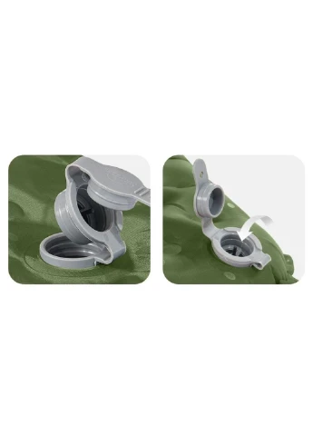 Матрац надувний надлегкий Naturehike CNK2450WS014 з мішком для надування 196см Зелений No Brand (332637257)