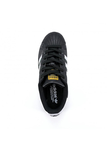 Білі кросівки чоловічі adidas superstar black white 2 адідас суперстар білі демісезон No Brand