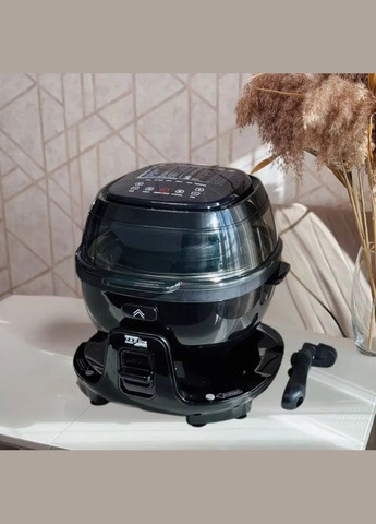 Аерофрітюрниця ZP-140 на 10л з функцією обертання Smart аерогриль з сенсорним керуванням 4000Вт Zepline (322445535)