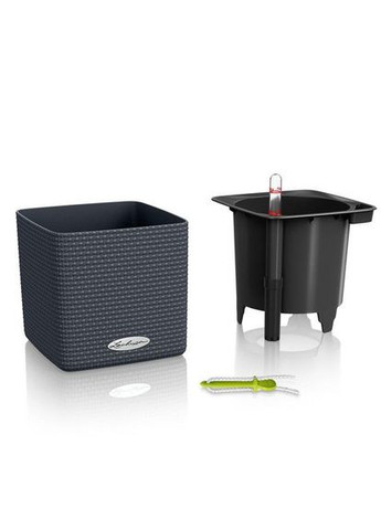 Розумний вазон Cube Color 16 1,75 л сірий 13584 Lechuza (362264907)
