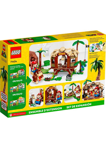Конструктор Лего Супер Маріо Будиночок на дереві Донки Конґ Super Mario Donkey Kong’s Tree House 71424 Lego (372125351)