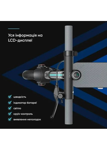 Електросамокат ES30-NEON PRO Black 10" (ES30-B) OKAI (323107777)