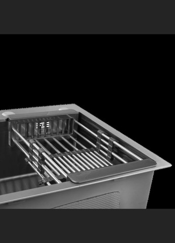 Комплект кухонной мойки KRP Schwarze - 50х50HM PVD Kroner (336935244)