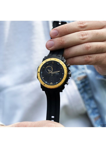 Мужские часы 6012 Black-Gold (A-043788) Sanda (367729225)