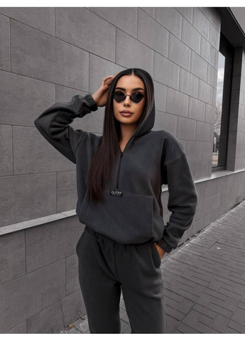 Трендовый теплый флисовый костюм No Brand (361626252)