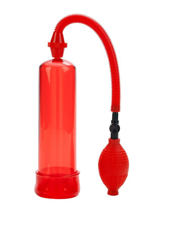 Механическая вакуумная помпа для пениса с насосом-грушей Fireman’s CalExotics, красная, 19 х 5.7 см California Exotic (289783183)