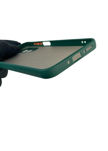 Чохол для телефона Galaxy A26 (SM-A266) з високими бортами із захистом камери на самсунг а26 темно-зелений Samsung (366389200)