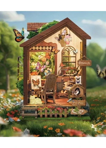 Румбокс Будиночок метеликів Butterfly House DIY Miniature House SQ-60 No Brand (362452984)