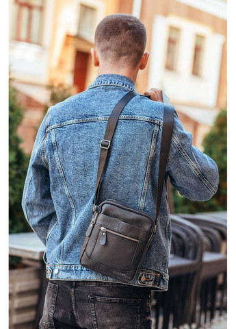 Мужская кожаная сумка через плечо 22х7х19 см Tiding Bag (315874358)
