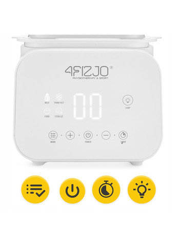 Подогреватель/стерилизатор для бутылочек Twin 4 в 1 White () 4FIZJO P-5905973402392 (356769903)