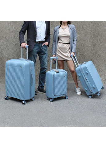 Валіза ICE-2314-20-grey-blue De Esse (362176713)