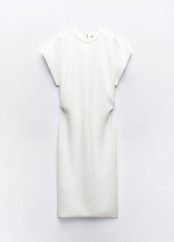 Білий ділова сукня Zara однотонна